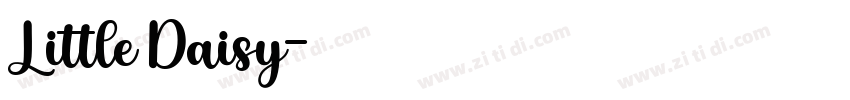 Little Daisy字体转换